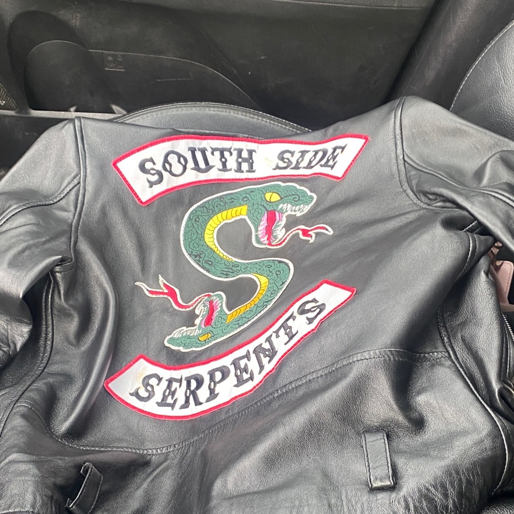 Needle & Thread Black Leather Jacket - Picture 3 of 3